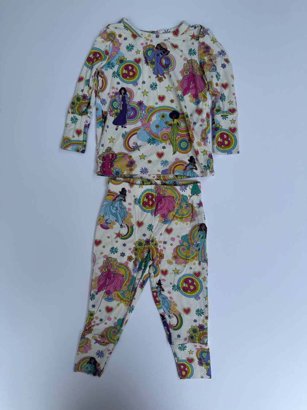 Posh Peanut | Barbie Long Sleeve PJ Set | 6-12 months